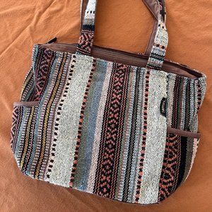 Catori Striped Shoulder Bag